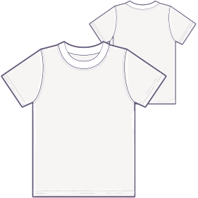 Fashion sewing patterns for MEN T-Shirts T-Shirt base 8007